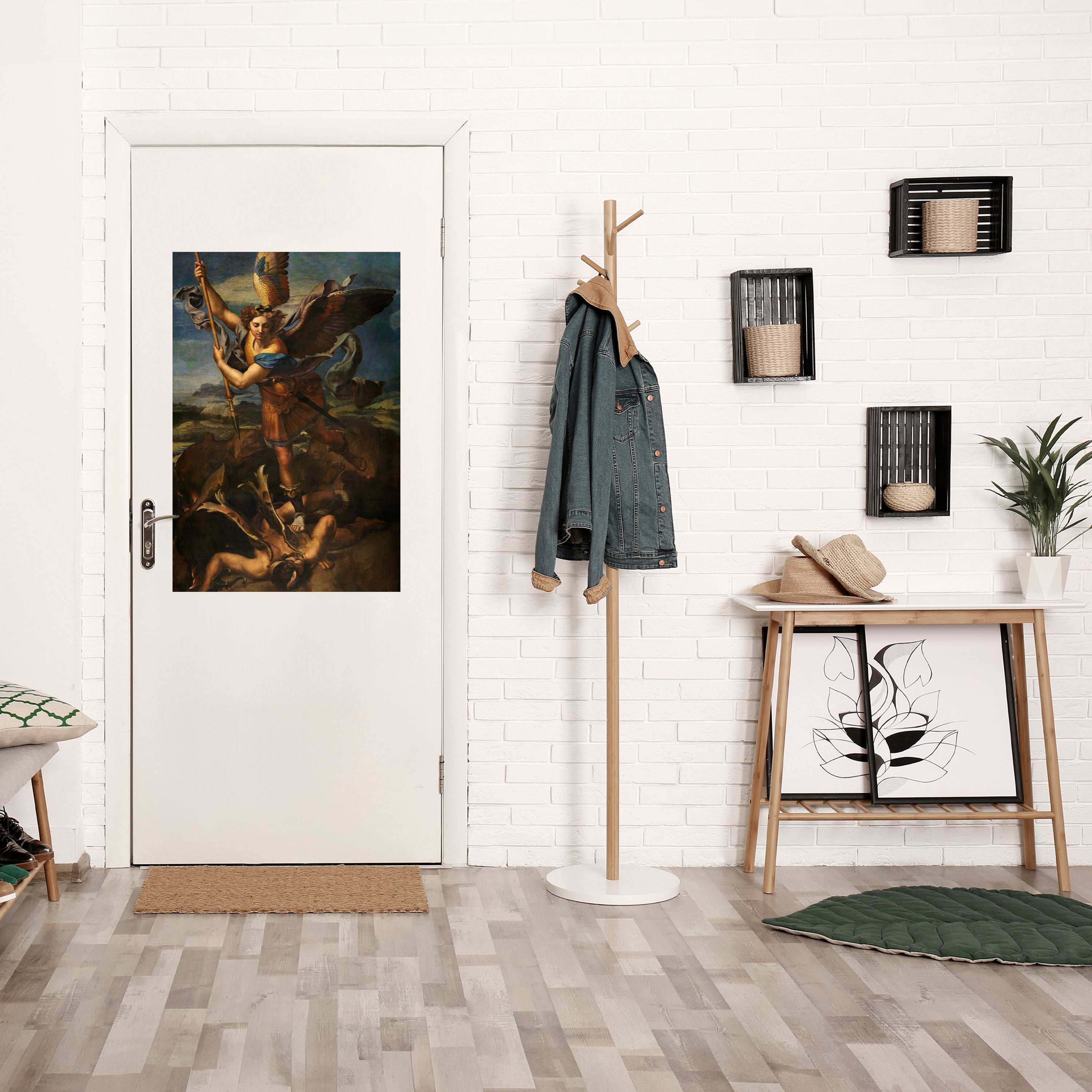 FURY AND FAITH Peel and Stick Vertical Poster