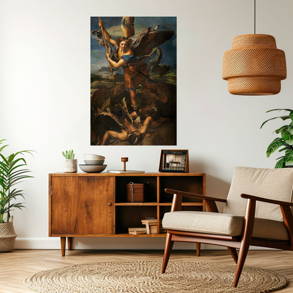 FURY AND FAITH Peel and Stick Vertical Poster