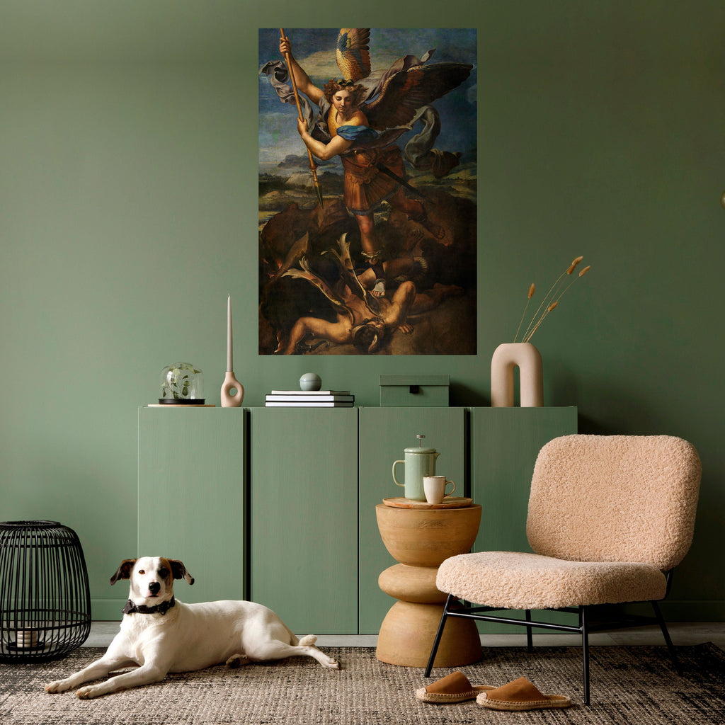 FURY AND FAITH Peel and Stick Vertical Poster