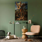 FURY AND FAITH Peel and Stick Vertical Poster