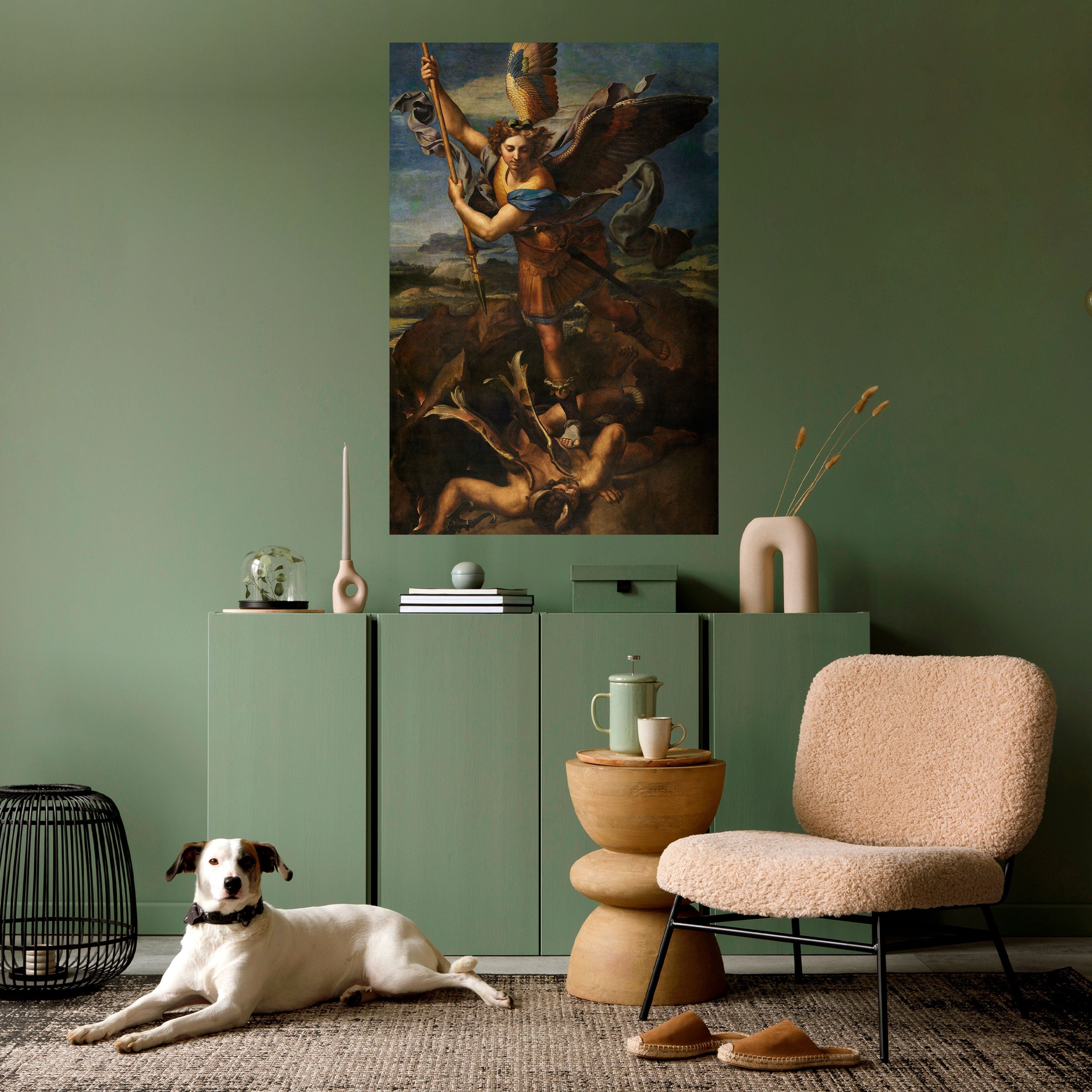 FURY AND FAITH Peel and Stick Vertical Poster