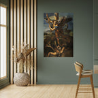 FURY AND FAITH Peel and Stick Vertical Poster