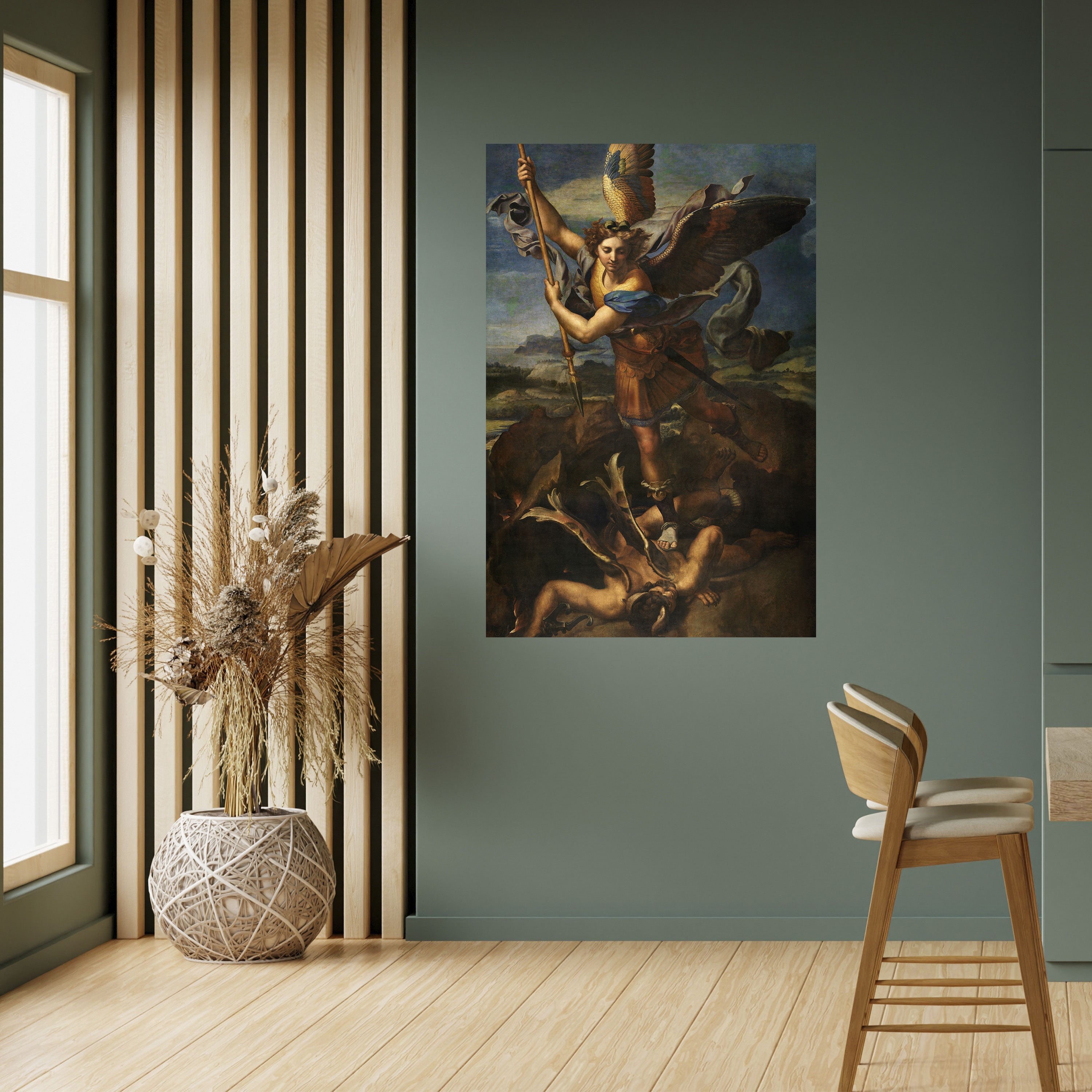 FURY AND FAITH Peel and Stick Vertical Poster