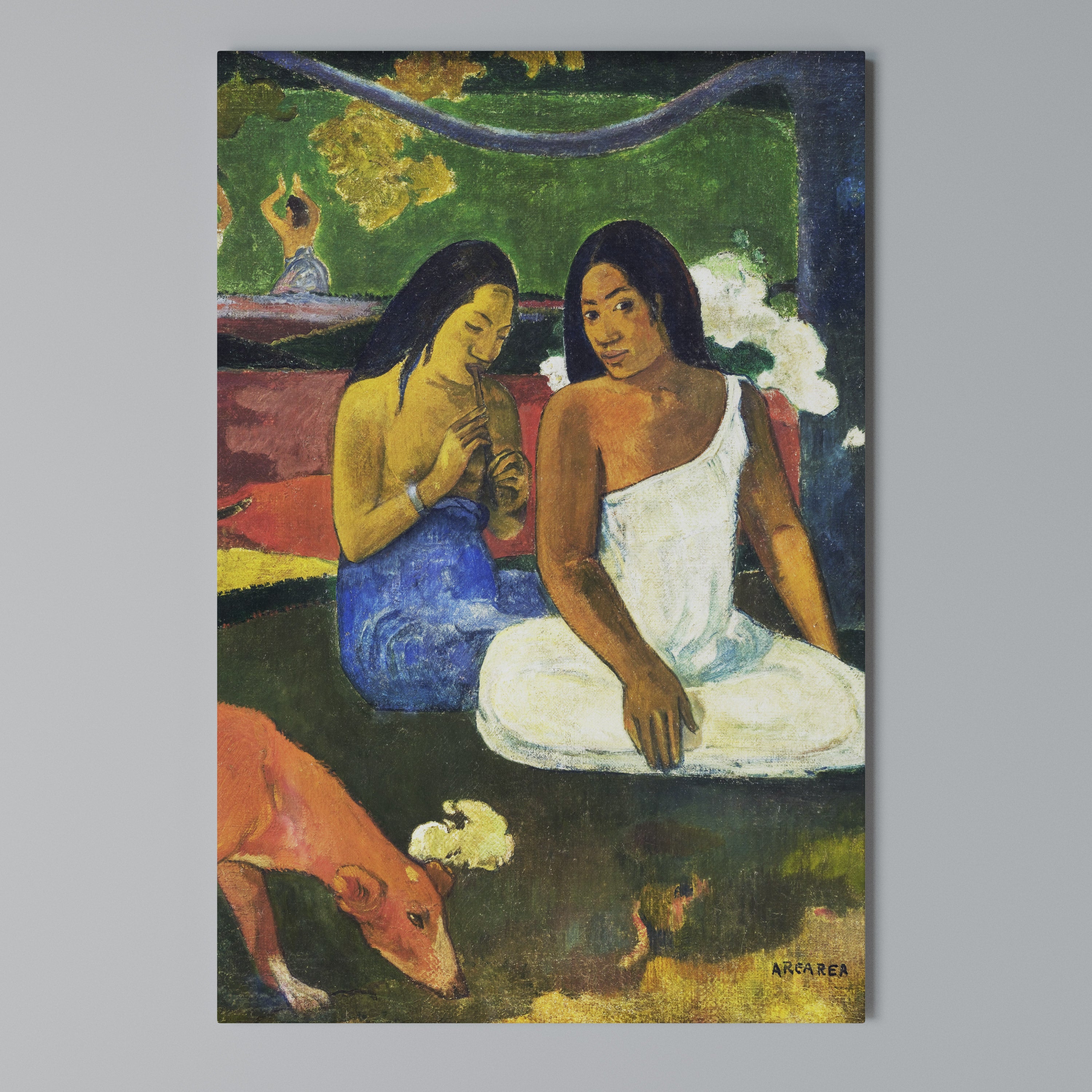 AREAREA BY GAUGUIN Quadro em tela vertical