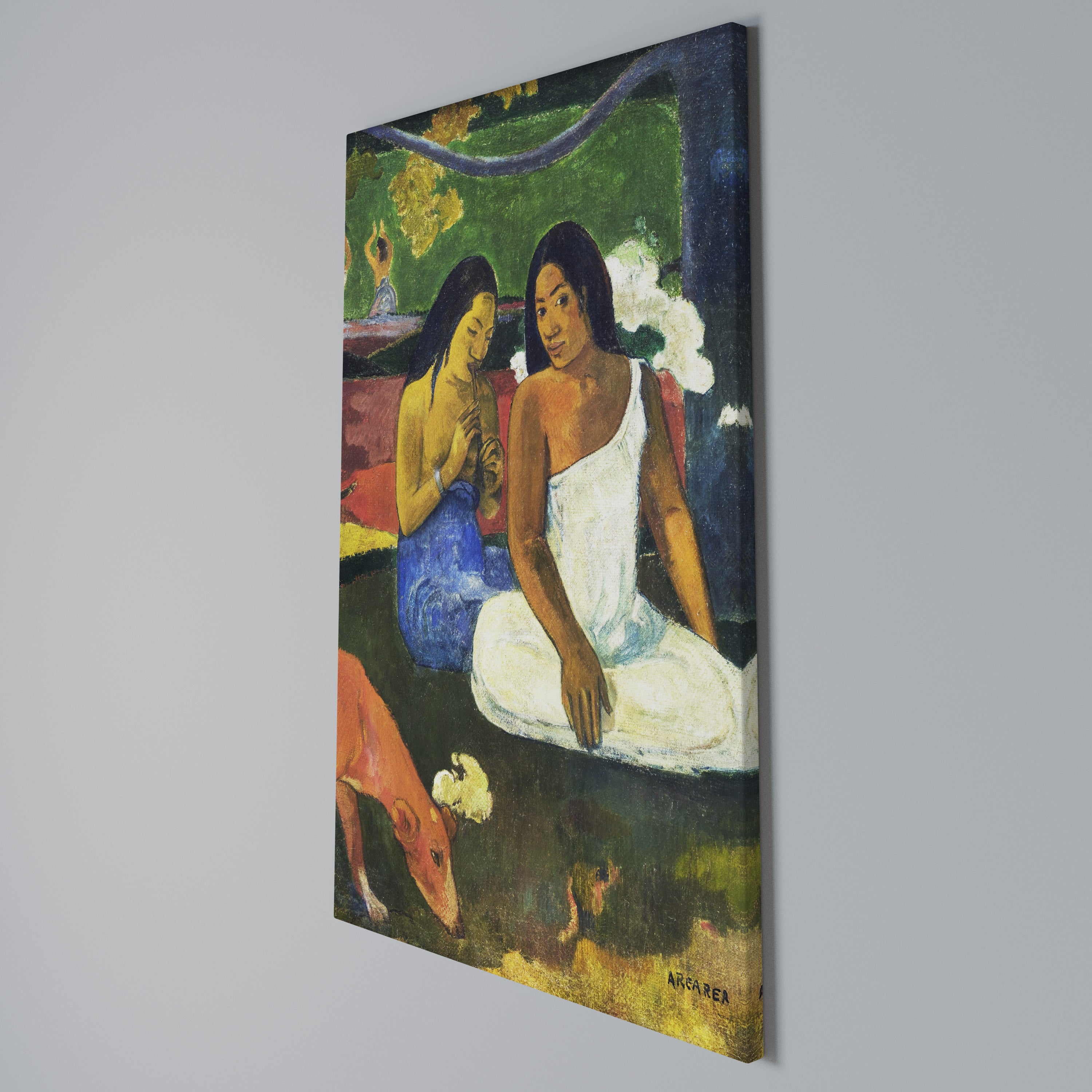 AREAREA BY GAUGUIN Quadro em tela vertical