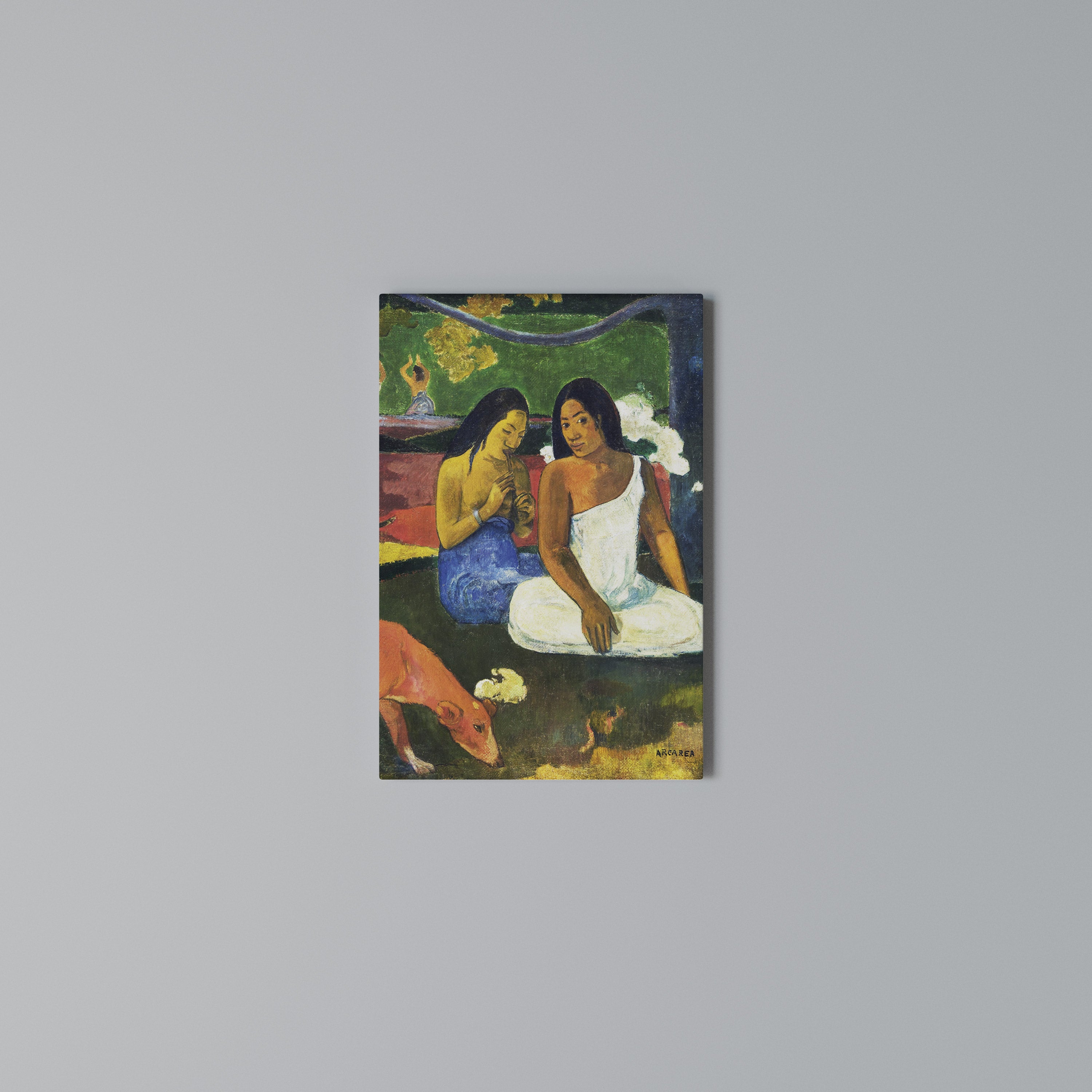 AREAREA BY GAUGUIN Quadro em tela vertical