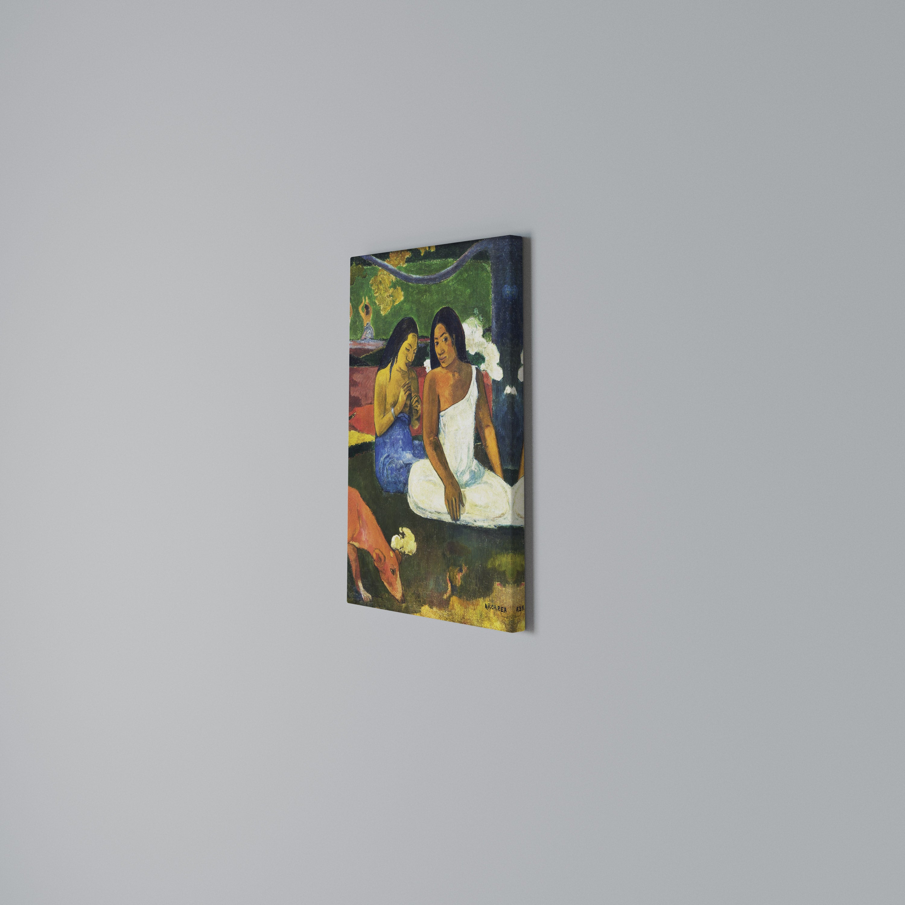 AREAREA BY GAUGUIN Quadro em tela vertical