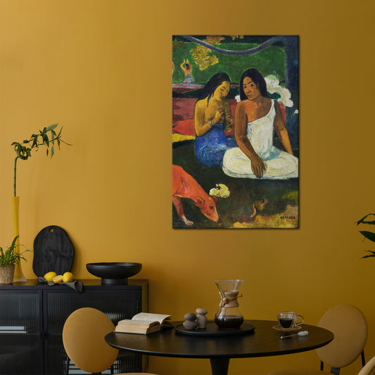AREAREA BY GAUGUIN Vertical Canvas Print