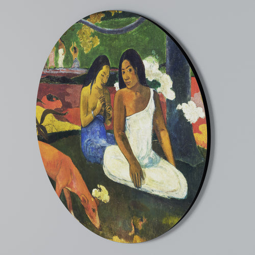 AREAREA BY GAUGUIN Arte de Parede Redonda