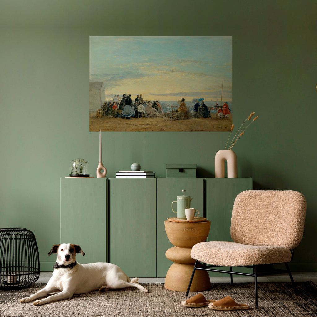 CHARMING COASTAL MOMENTS Peel and Stick Horizontal Poster