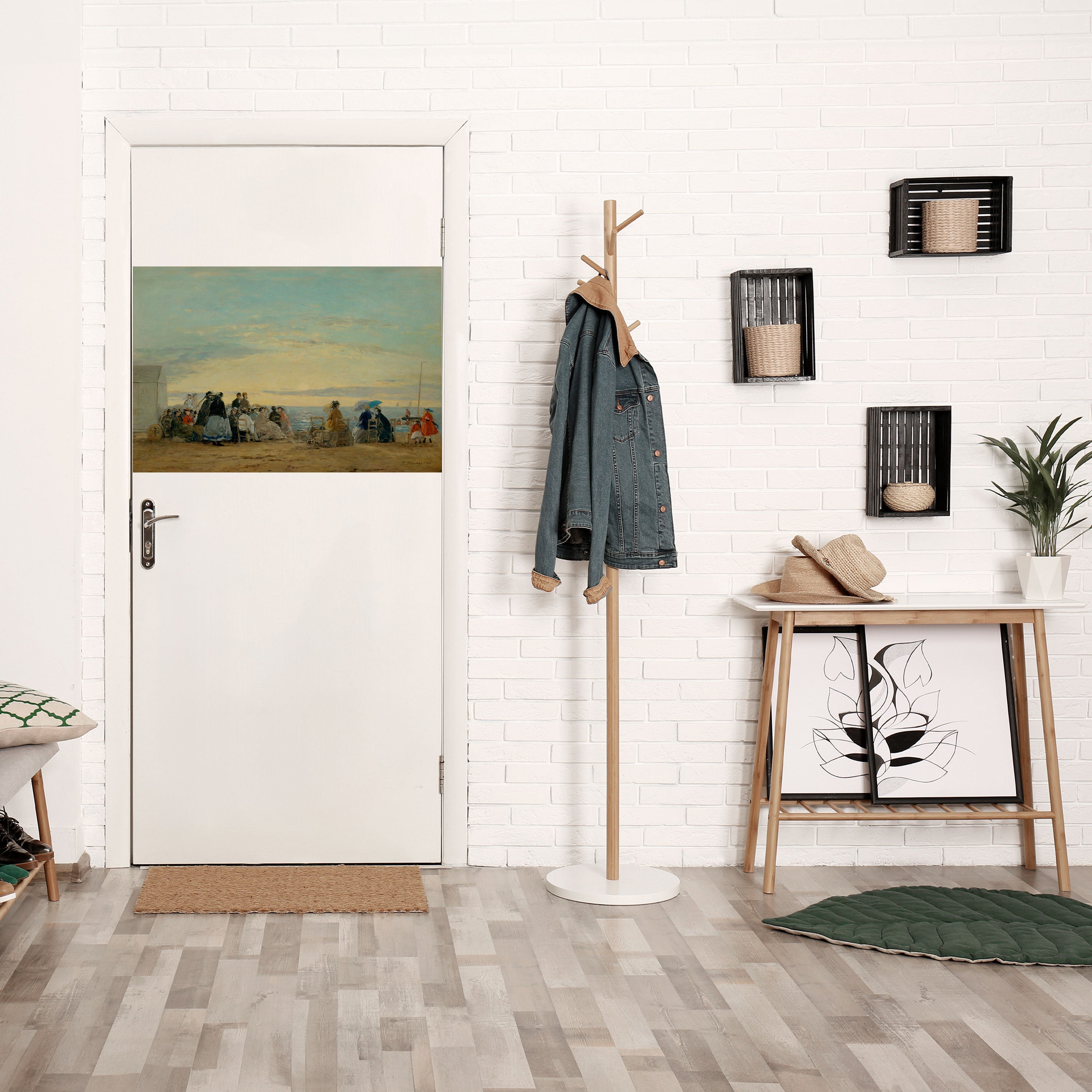 CHARMING COASTAL MOMENTS Peel and Stick Horizontal Poster