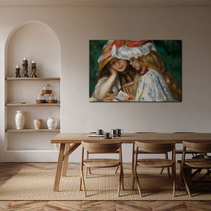 MUSE OF YOUTHFUL DREAMS Horizontal Canvas Print