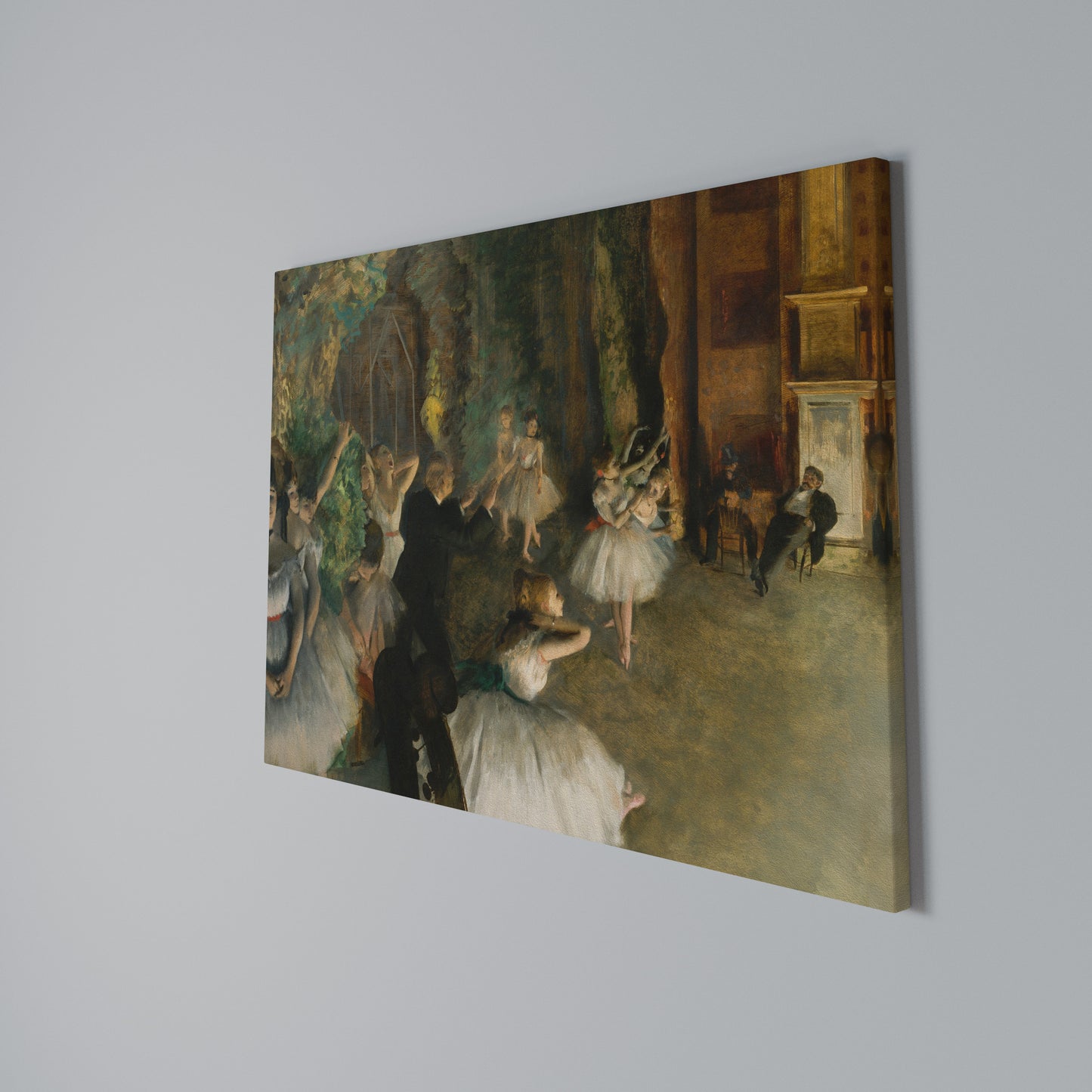 MYSTICAL BALLET REHEARSAL Horizontal Canvas Print