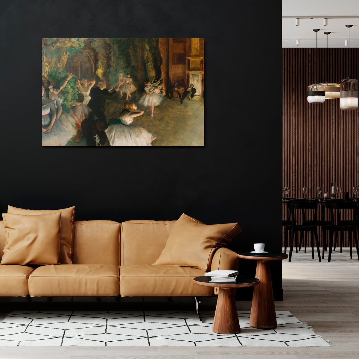 MYSTICAL BALLET REHEARSAL Horizontal Canvas Print