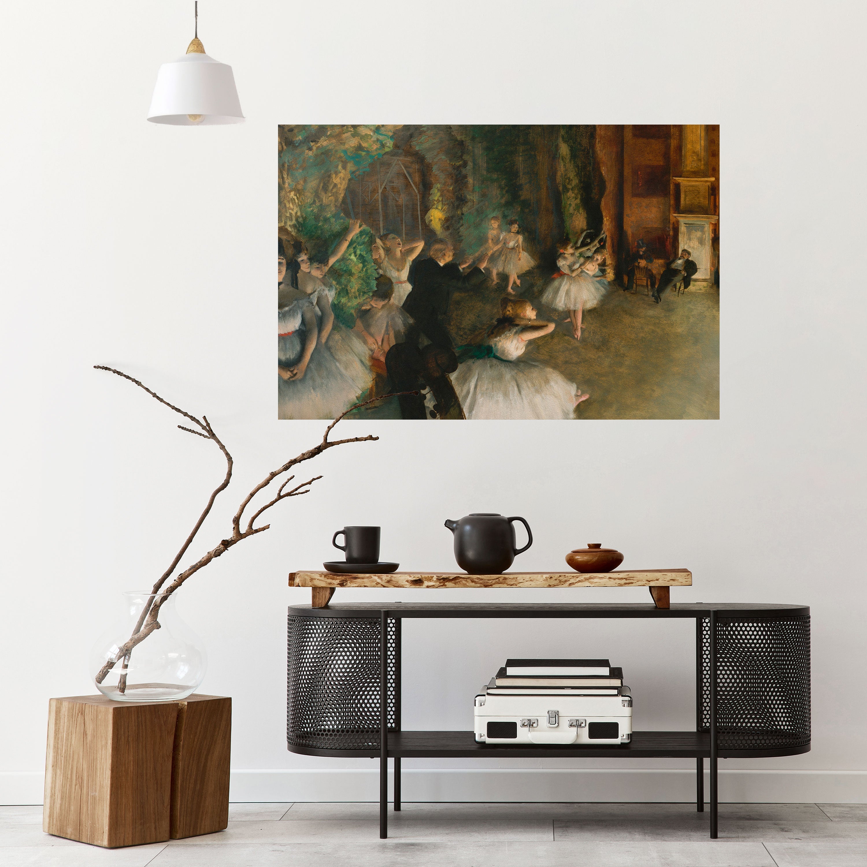 MYSTICAL BALLET REHEARSAL Peel and Stick Horizontal Poster