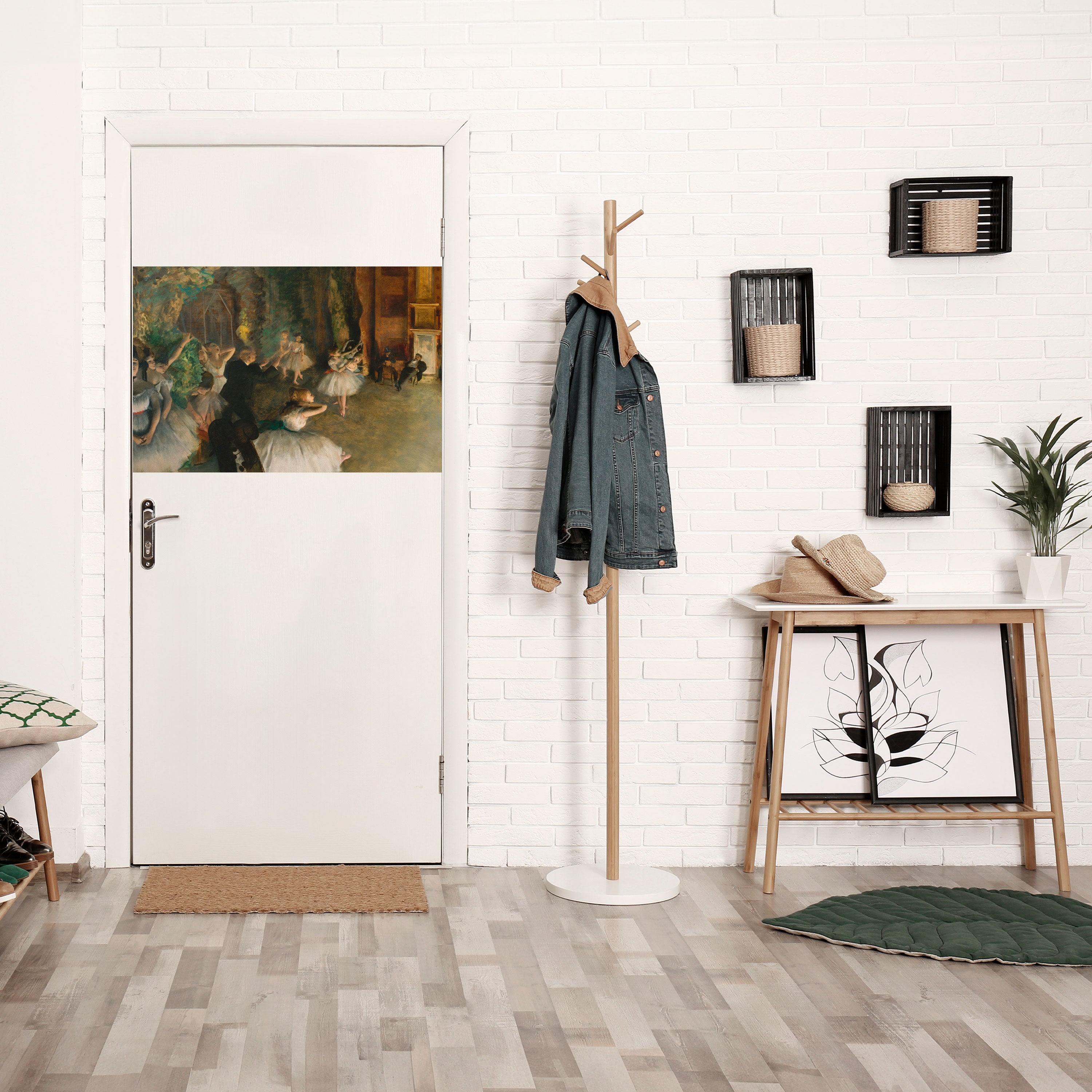 MYSTICAL BALLET REHEARSAL Peel and Stick Horizontal Poster