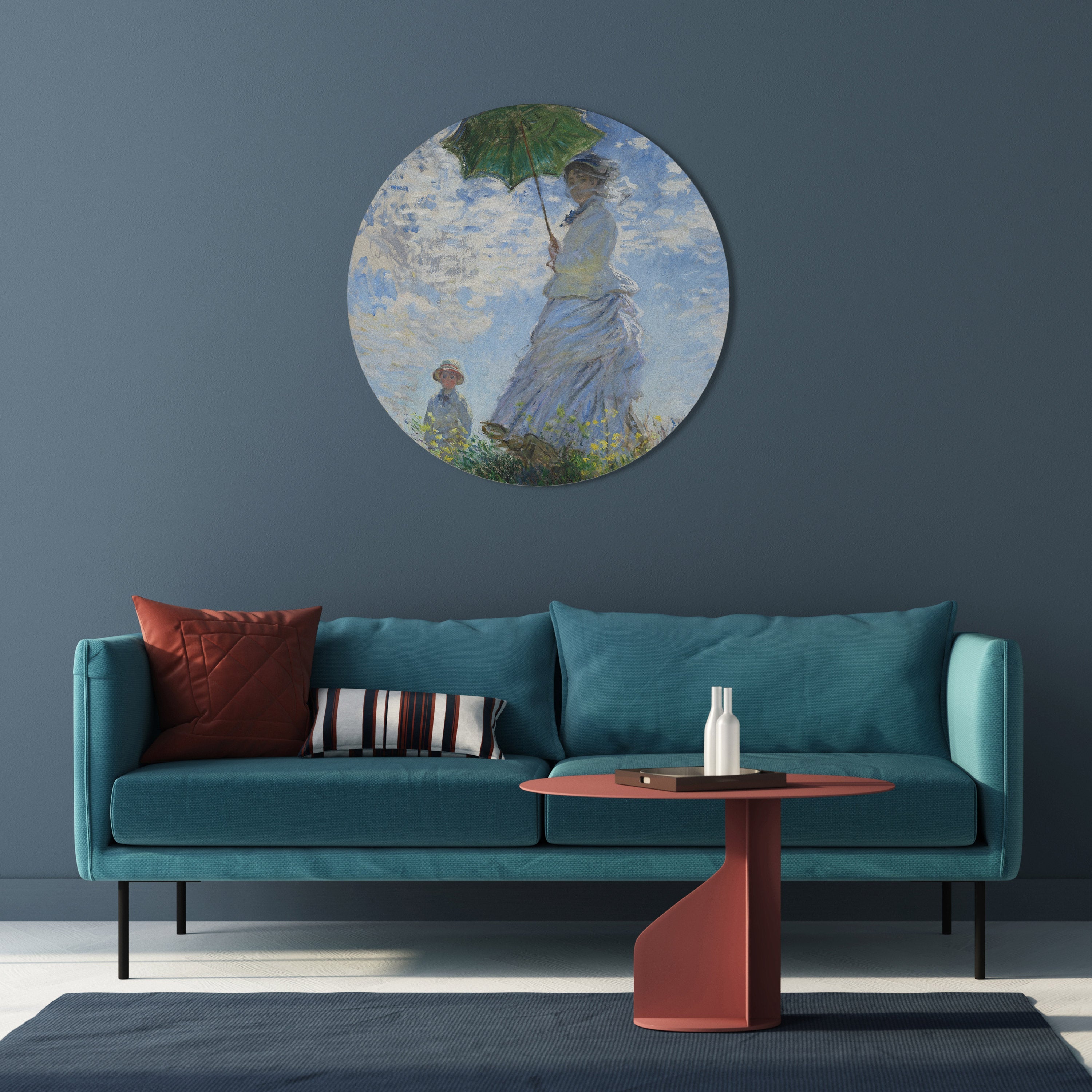 WHISPERS OF SPRING Round Wall Art