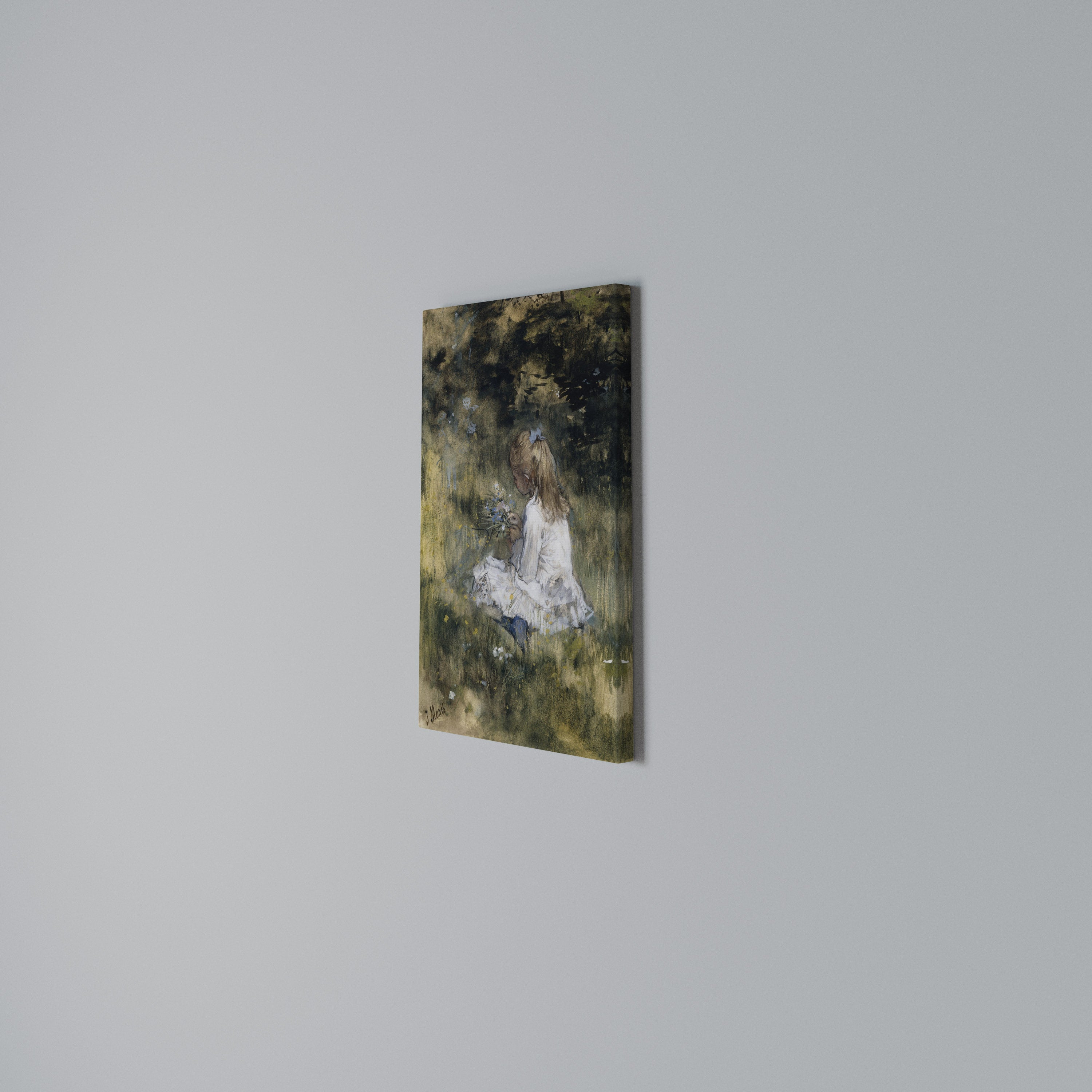 GATHERING SERENITY Quadro em tela vertical