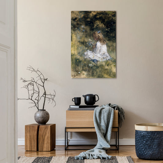 GATHERING SERENITY Quadro em tela vertical