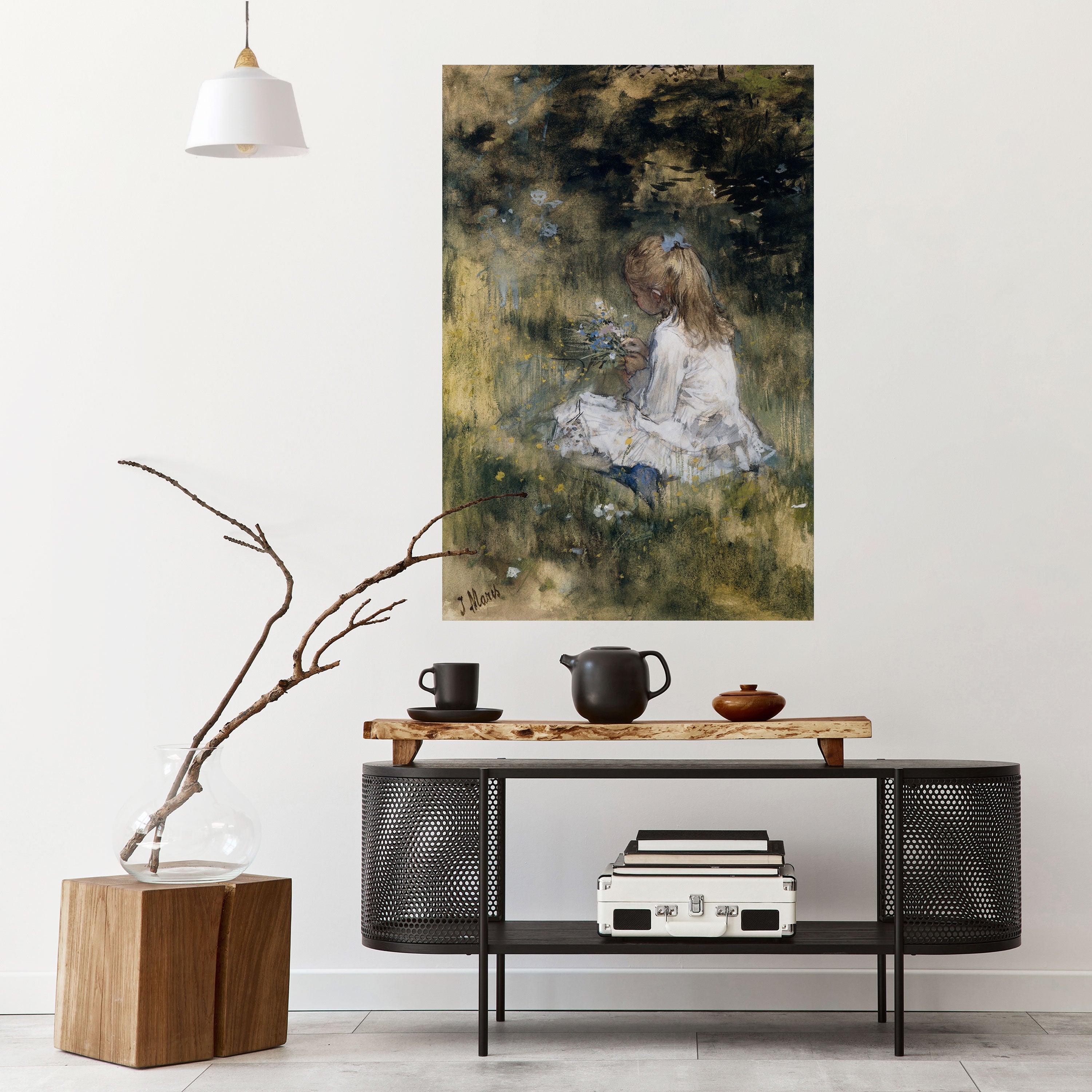 GATHERING SERENITY Poster Vertical Autocolante