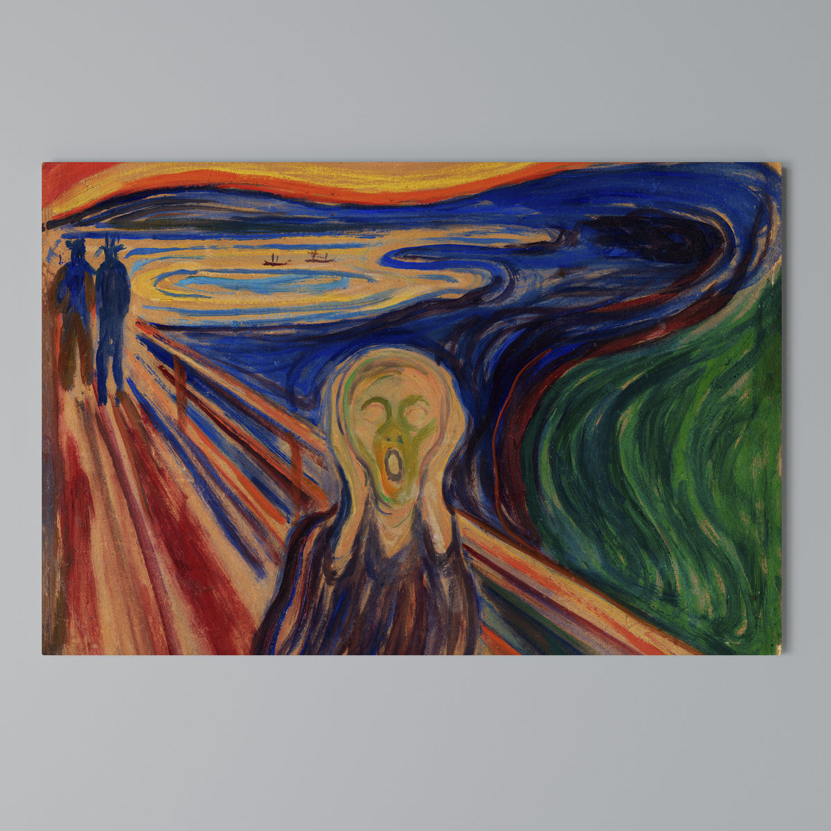 THE SCREAM Horizontal Canvas Print