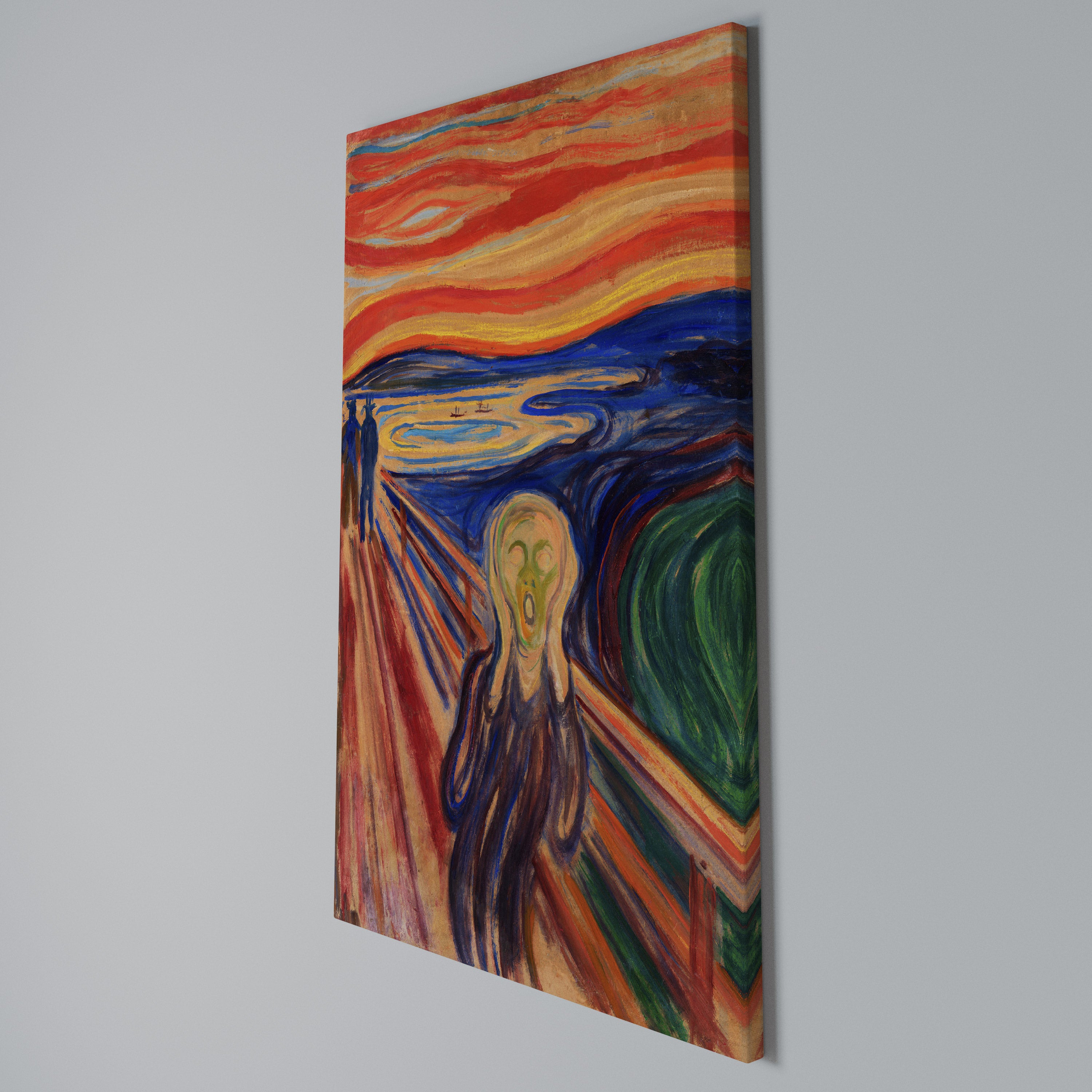 THE SCREAM Quadro em tela vertical