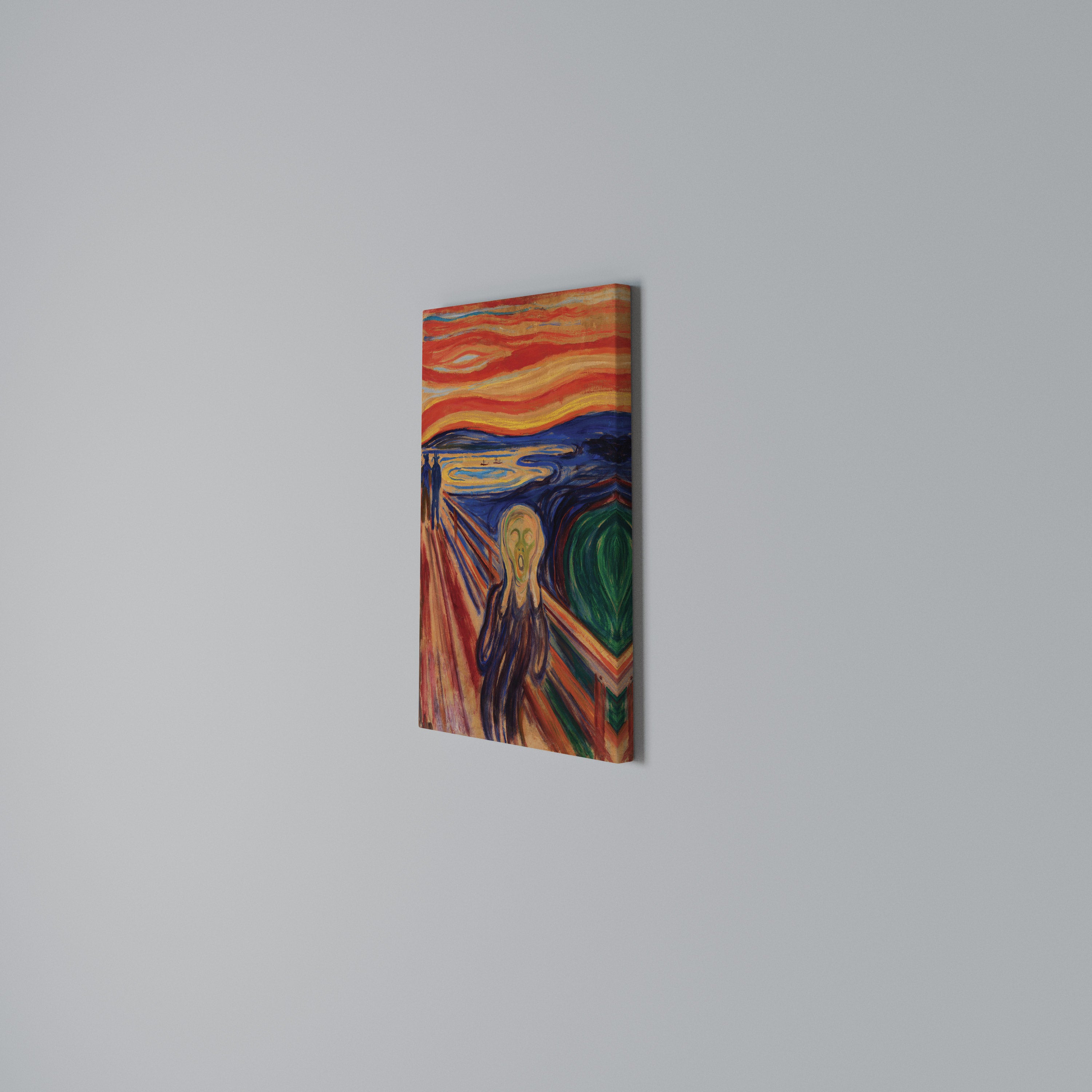 THE SCREAM Quadro em tela vertical