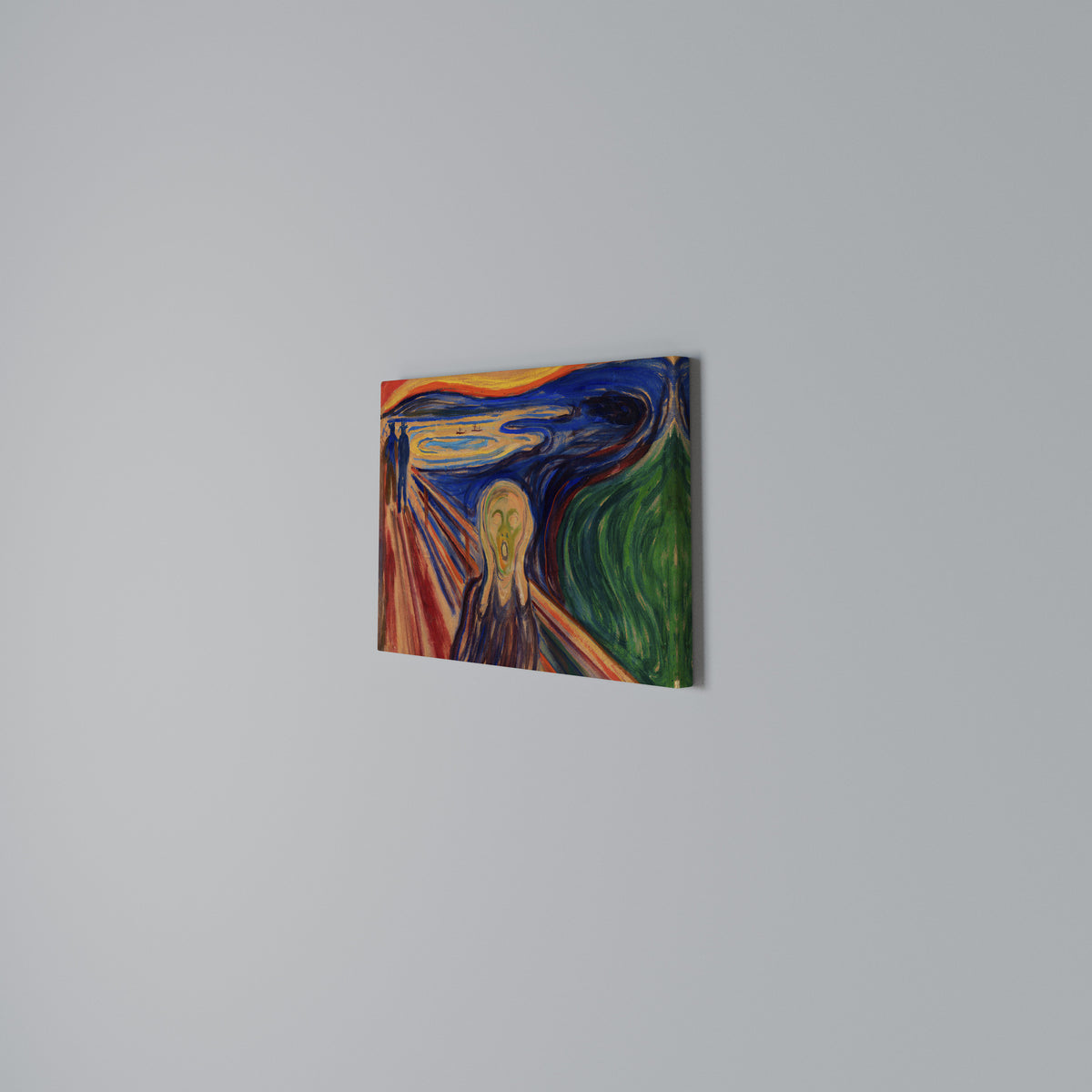THE SCREAM Horizontal Canvas Print