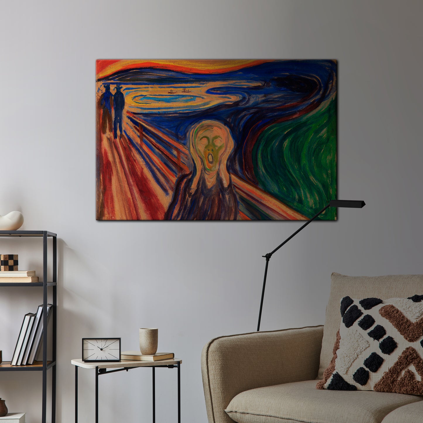 THE SCREAM Horizontal Canvas Print