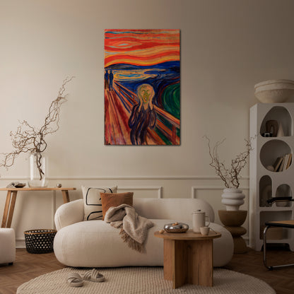 THE SCREAM Quadro em tela vertical