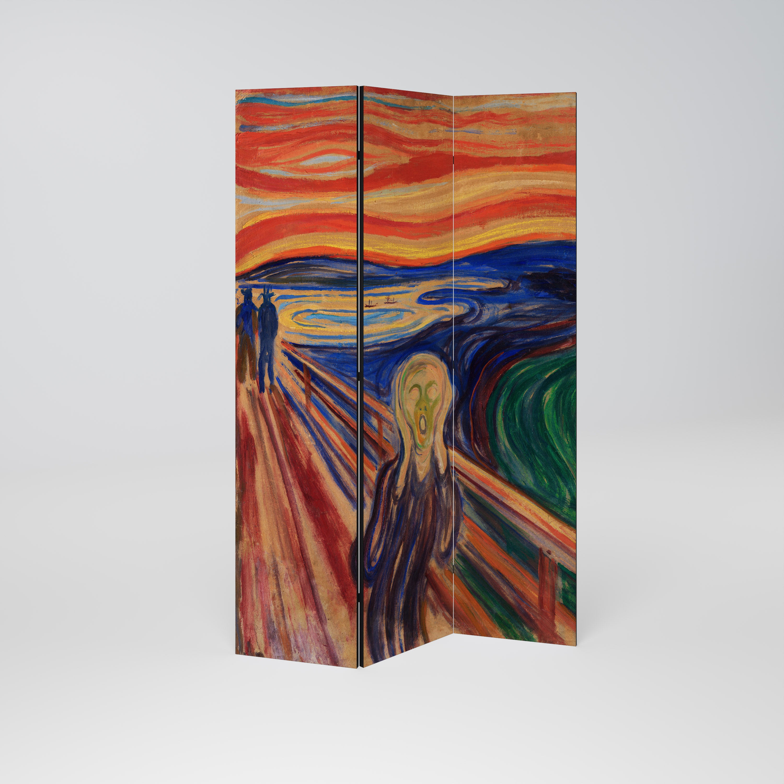 THE SCREAM Biombo de 3 Painéis