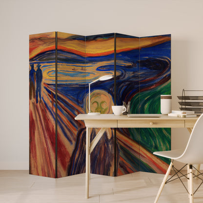 THE SCREAM 5-Panel Room Divider