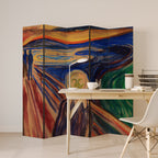 THE SCREAM Decorative 5-Panel Room Divider