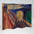 THE SCREAM Biombo Decorativo de 6 Painéis
