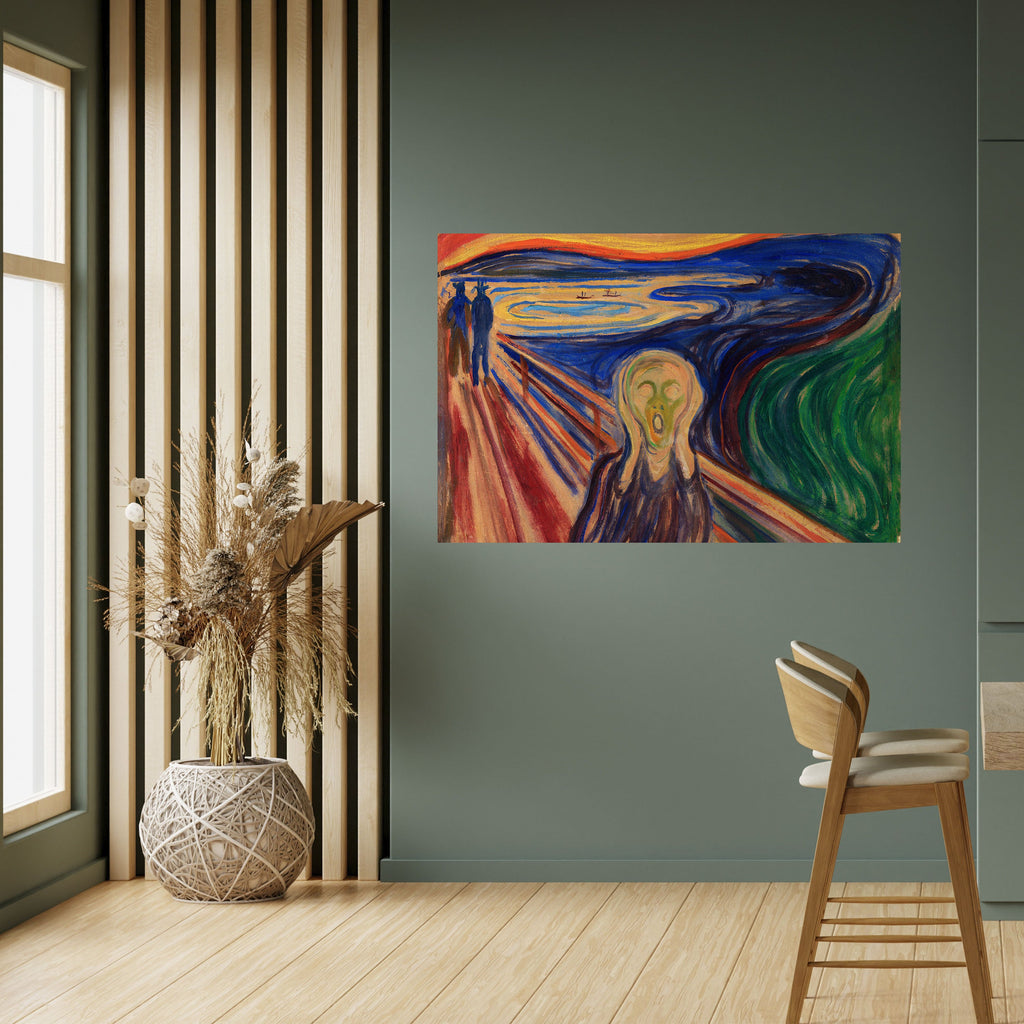 THE SCREAM Peel and Stick Horizontal Poster