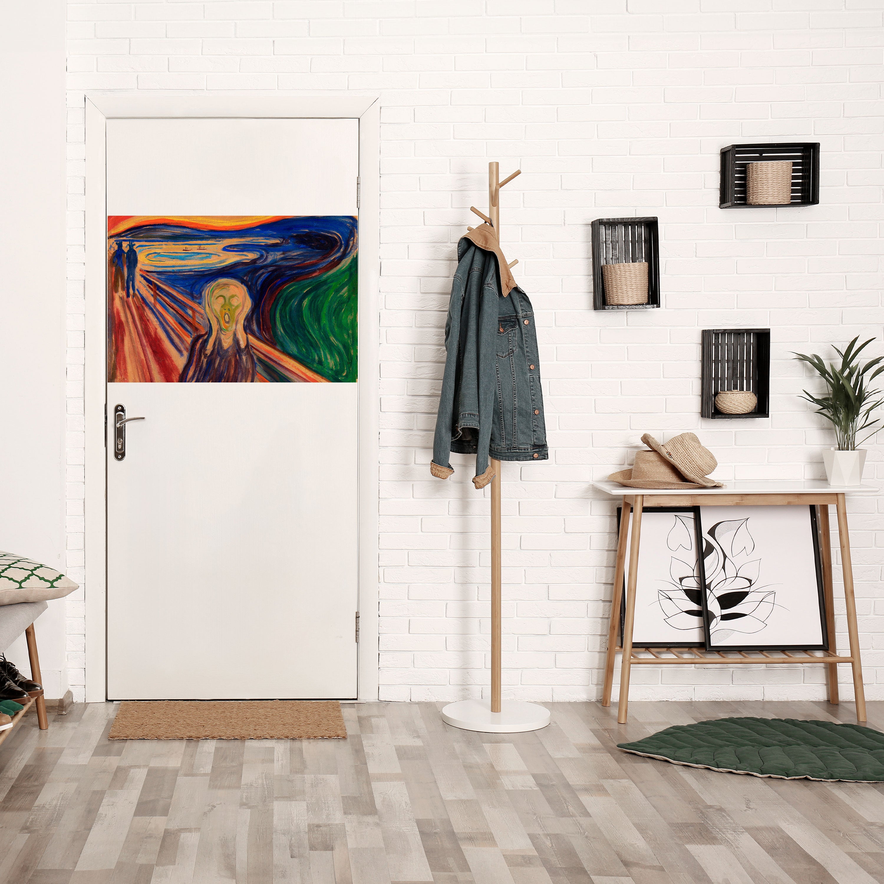 THE SCREAM Peel and Stick Horizontal Poster