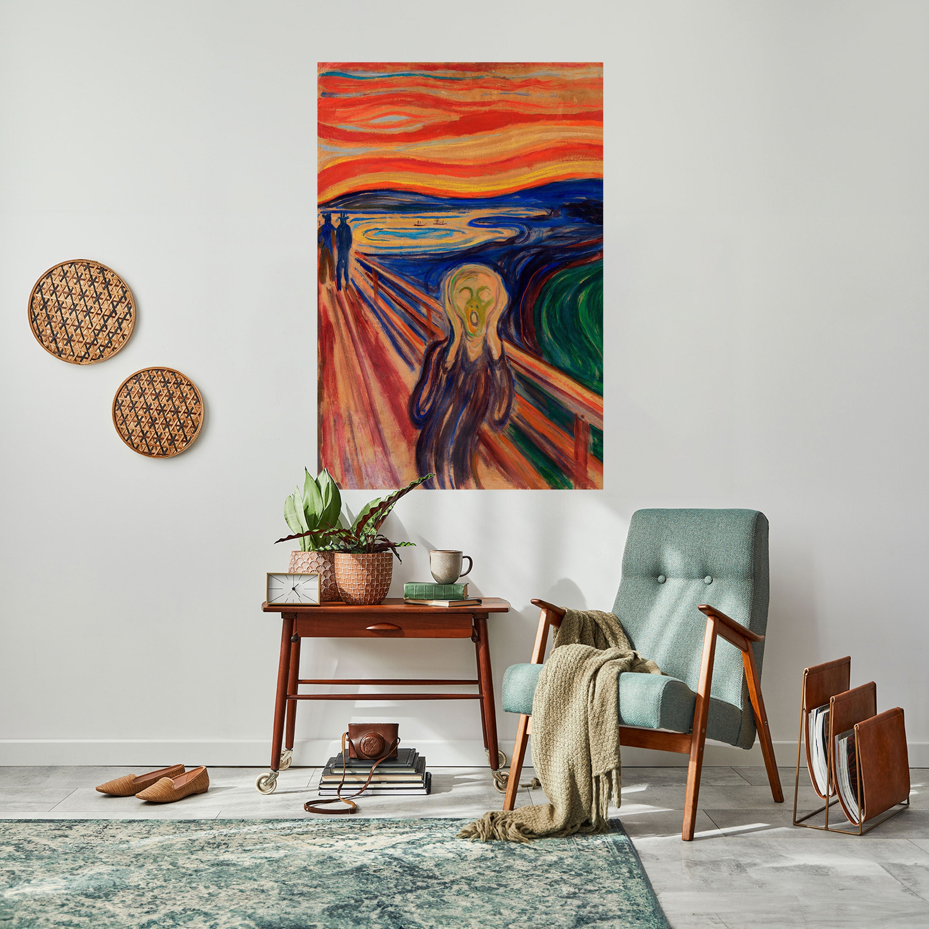 THE SCREAM Poster Vertical Autocolante