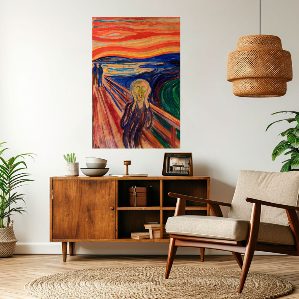 THE SCREAM Poster Vertical Autocolante