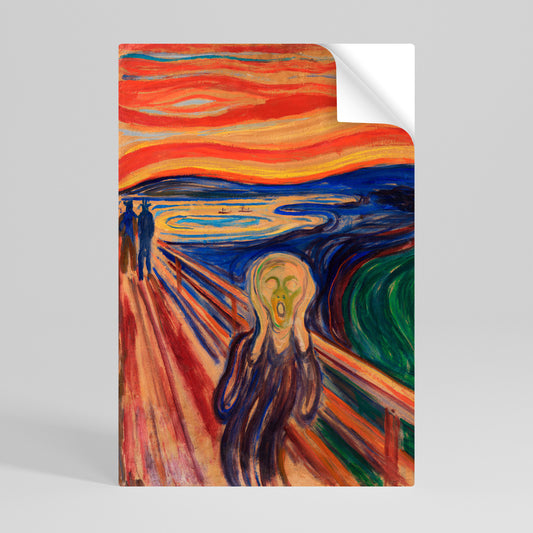 THE SCREAM Póster Autocolante Vertical
