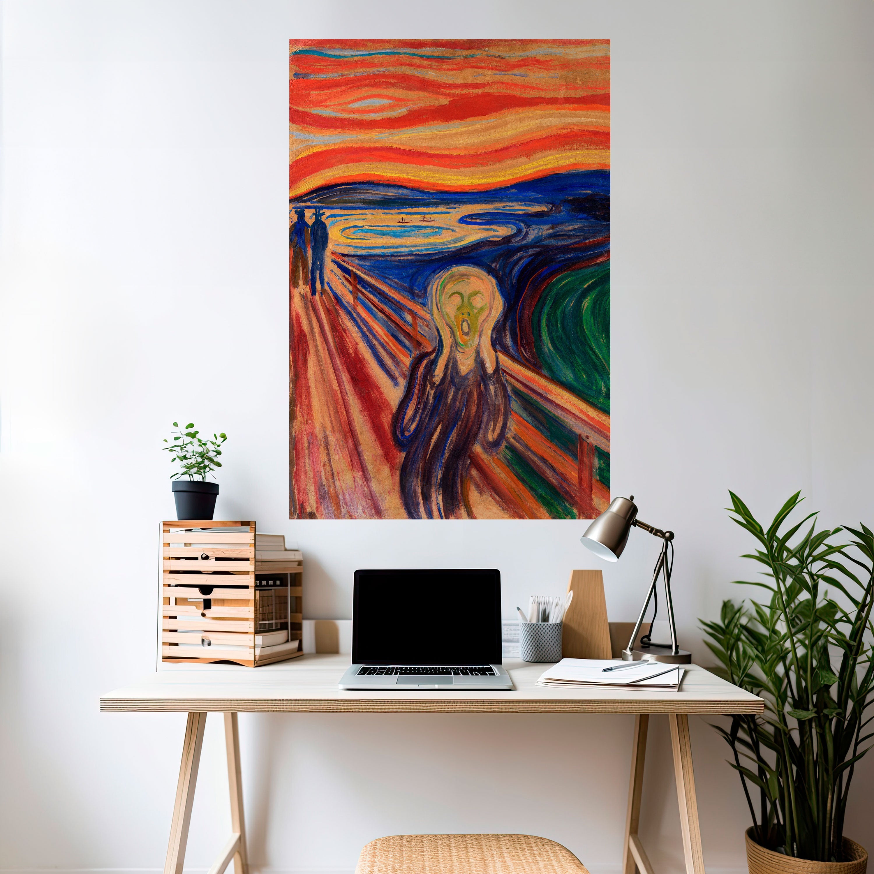 THE SCREAM Poster Vertical Autocolante