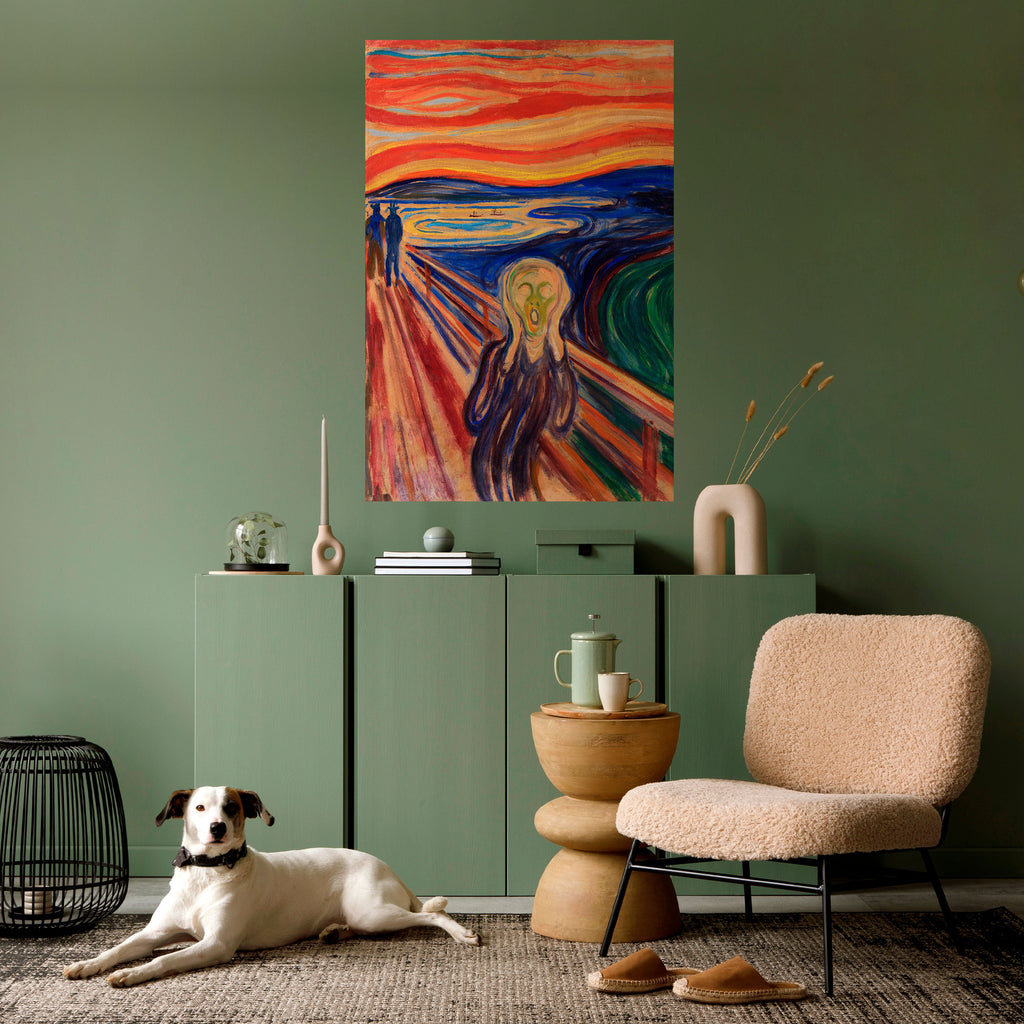 THE SCREAM Poster Vertical Autocolante