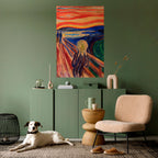 THE SCREAM Poster Vertical Autocolante