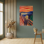 THE SCREAM Poster Vertical Autocolante