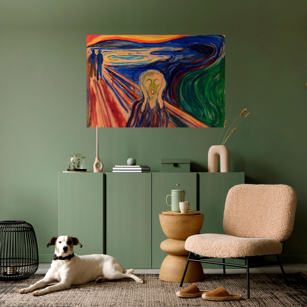 THE SCREAM Peel and Stick Horizontal Poster