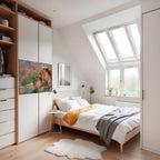 GIRLS IN THE GRASS Peel and Stick Horizontal Poster