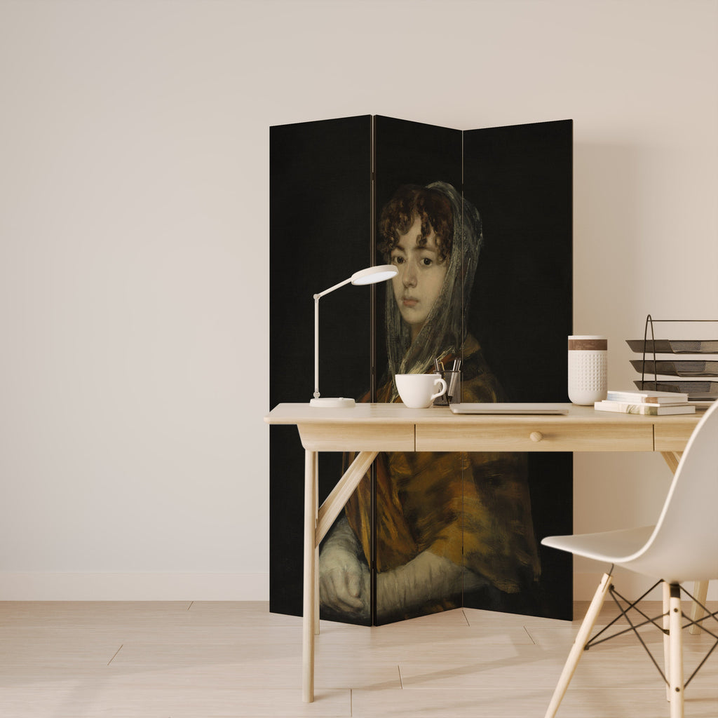 WHISPERS OF HISTORY Biombo Decorativo de 3 Painéis