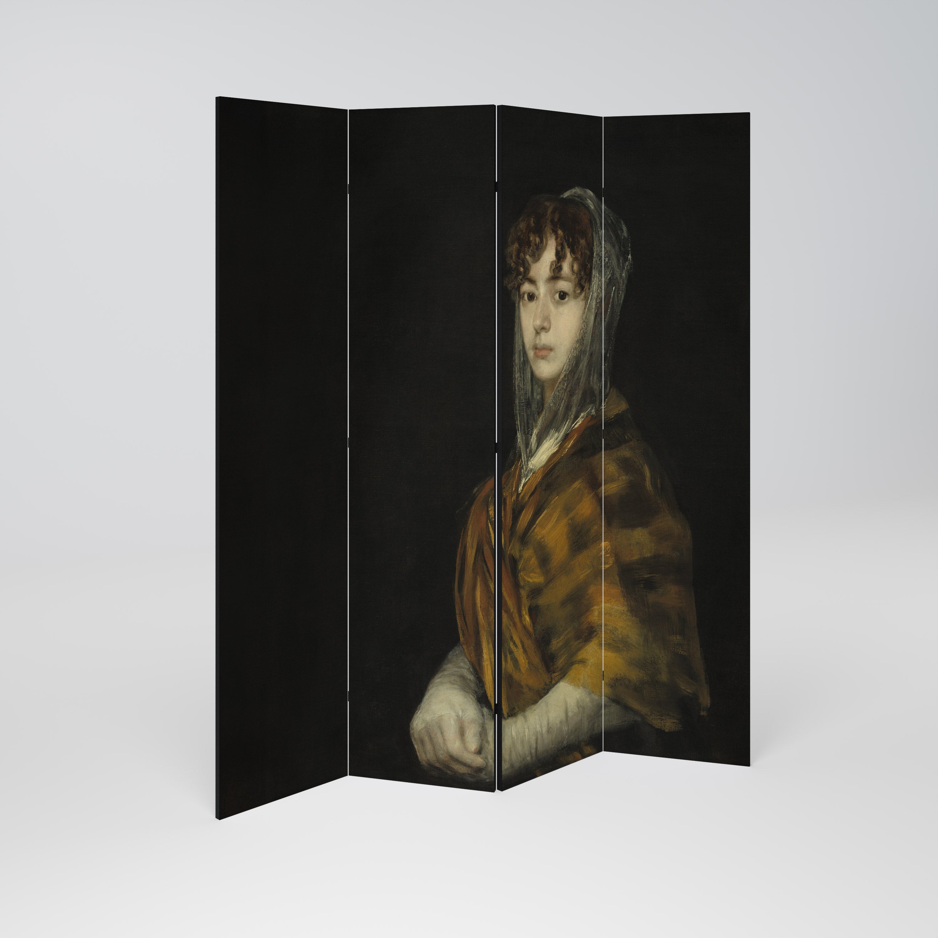 WHISPERS OF HISTORY 4-Panel Room Divider