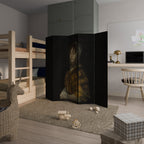 WHISPERS OF HISTORY Decorative 5-Panel Room Divider