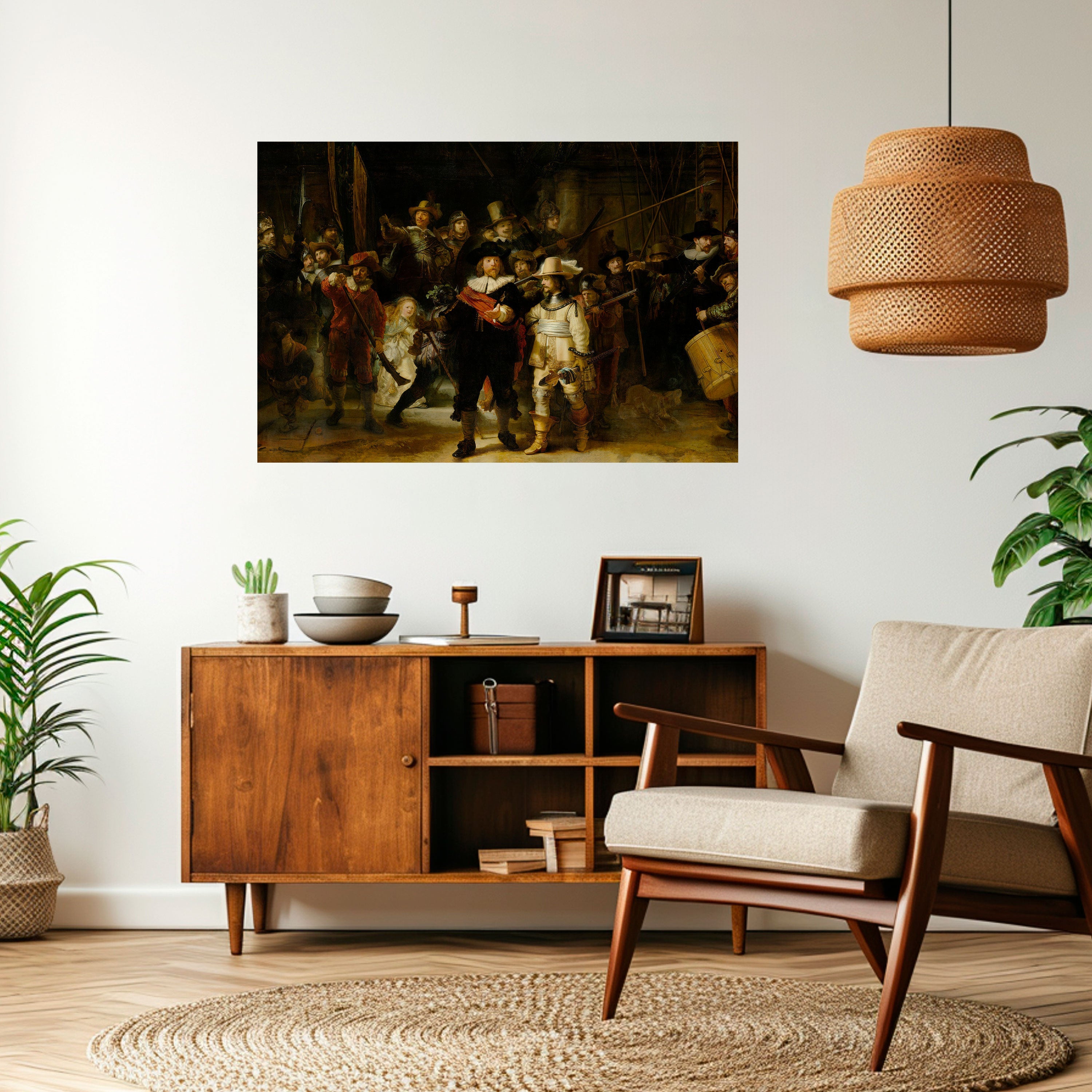 NIGHTWATCH TRIBUTE Peel and Stick Horizontal Poster