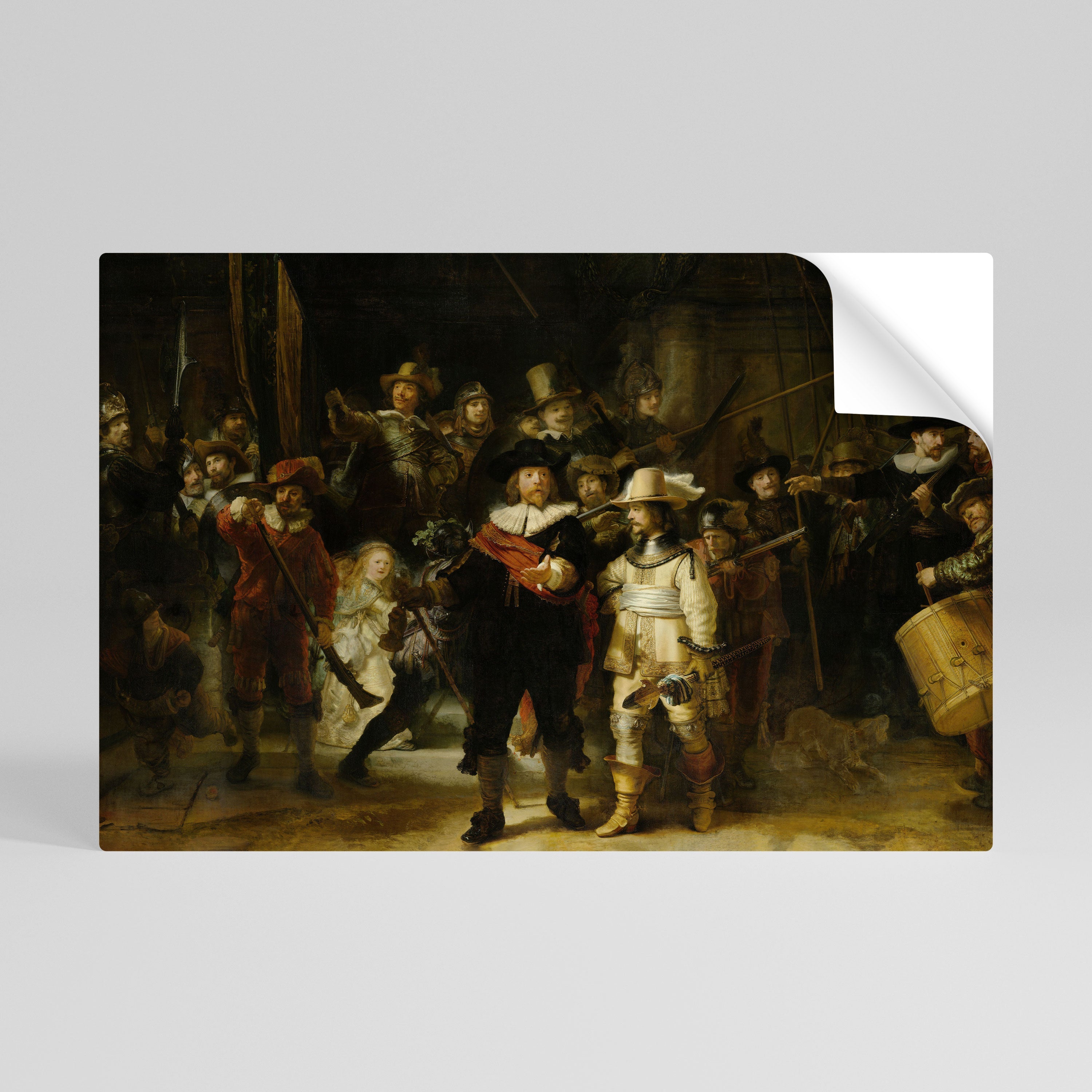 NIGHTWATCH TRIBUTE Peel and Stick Horizontal Poster